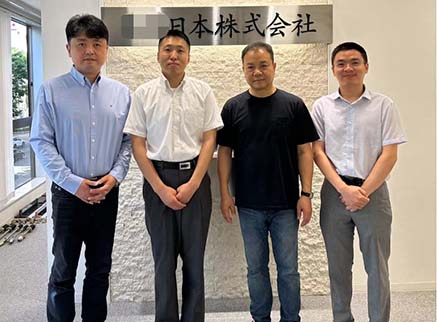 Visited Japanese customers